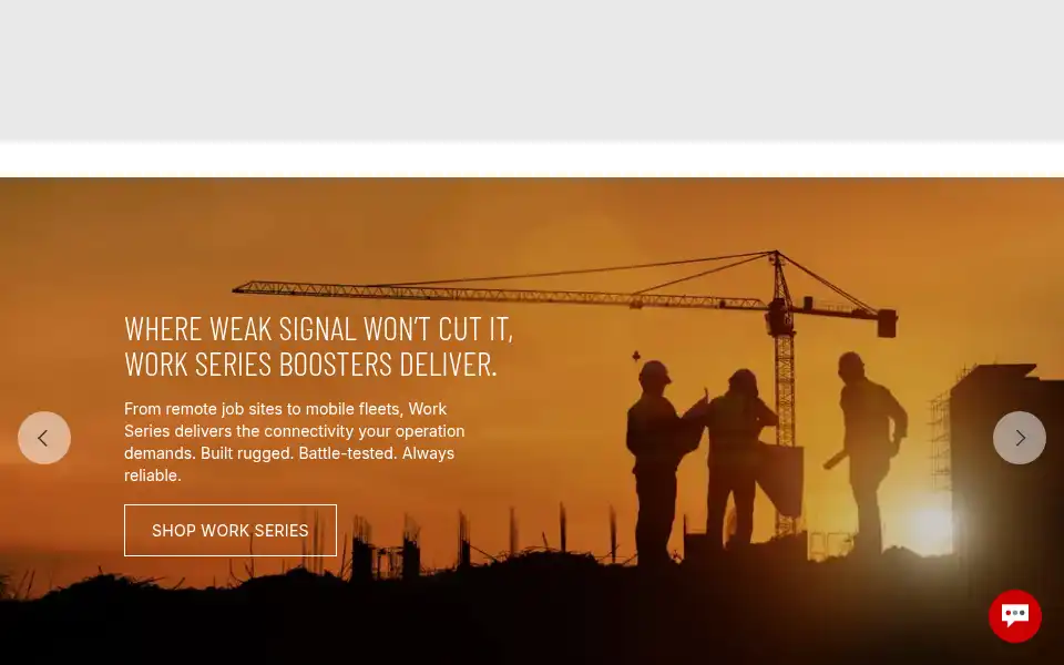 Screenshot of weboost.com