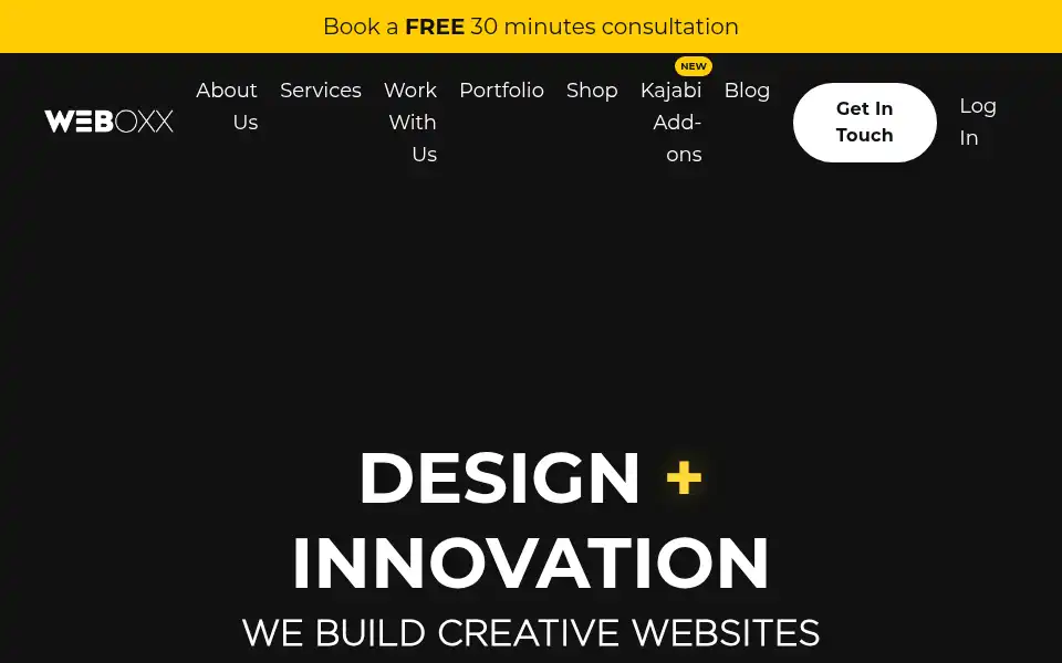 Screenshot of weboxx.org