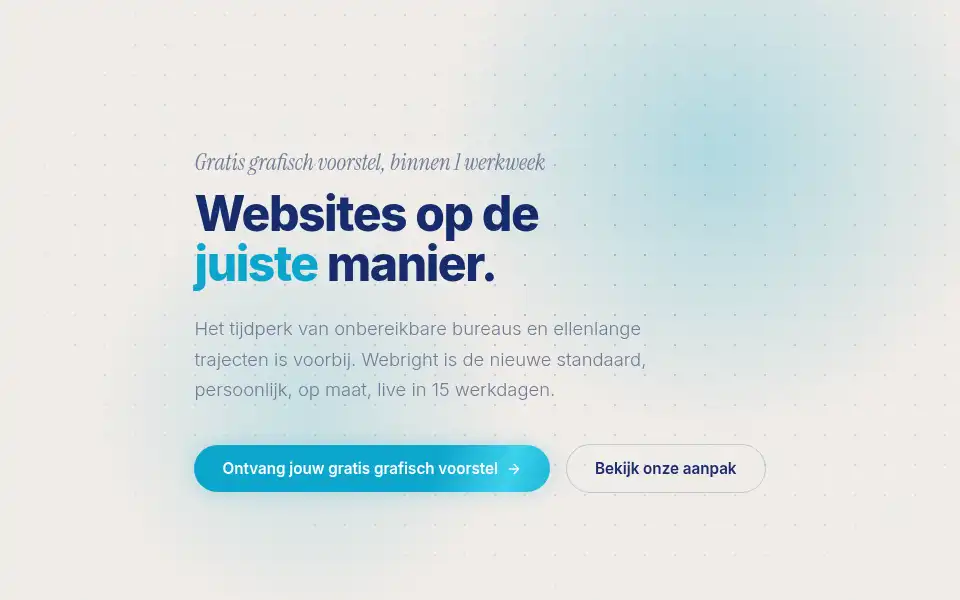 Screenshot of webright.nl
