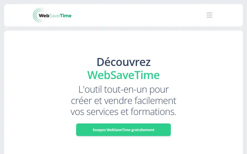 Screenshot of websavetime.com