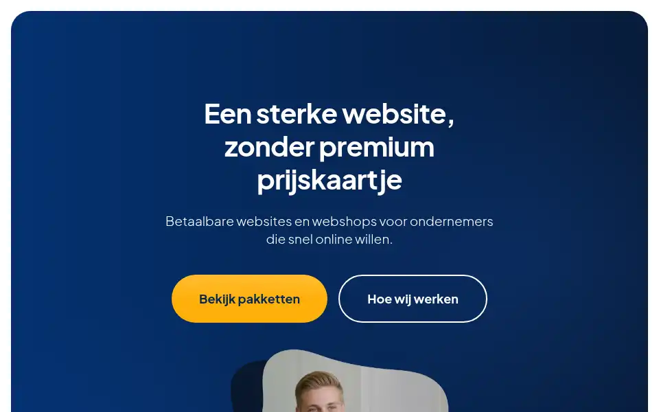 Screenshot of webshopprofessional.nl