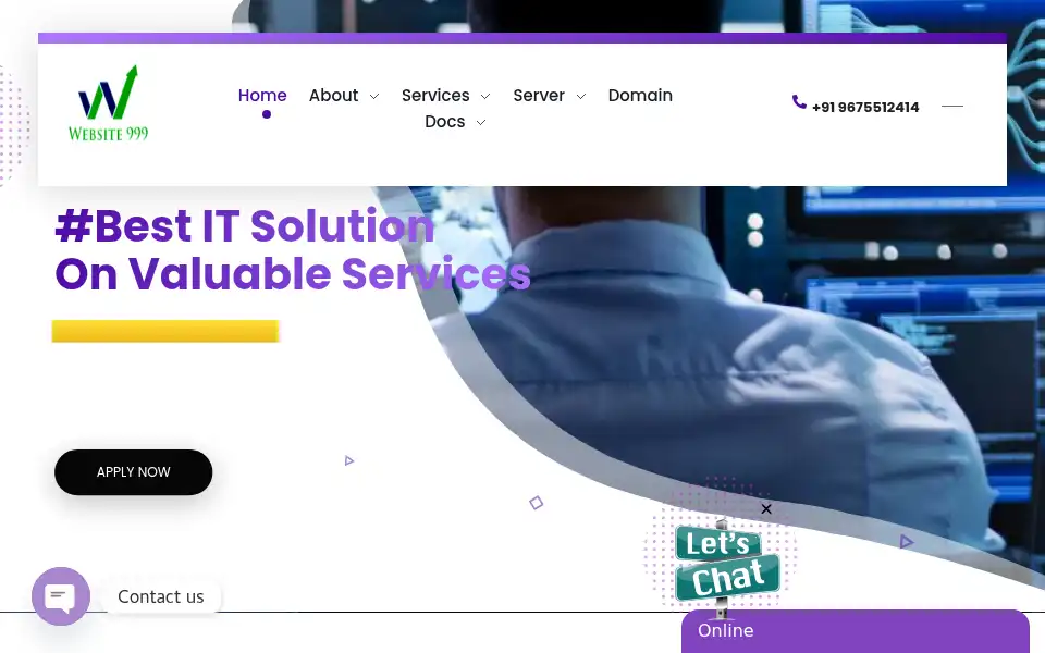 Screenshot of website999.org