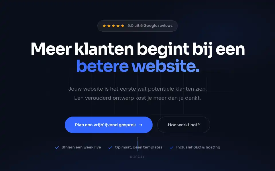Screenshot of websitepassie.nl