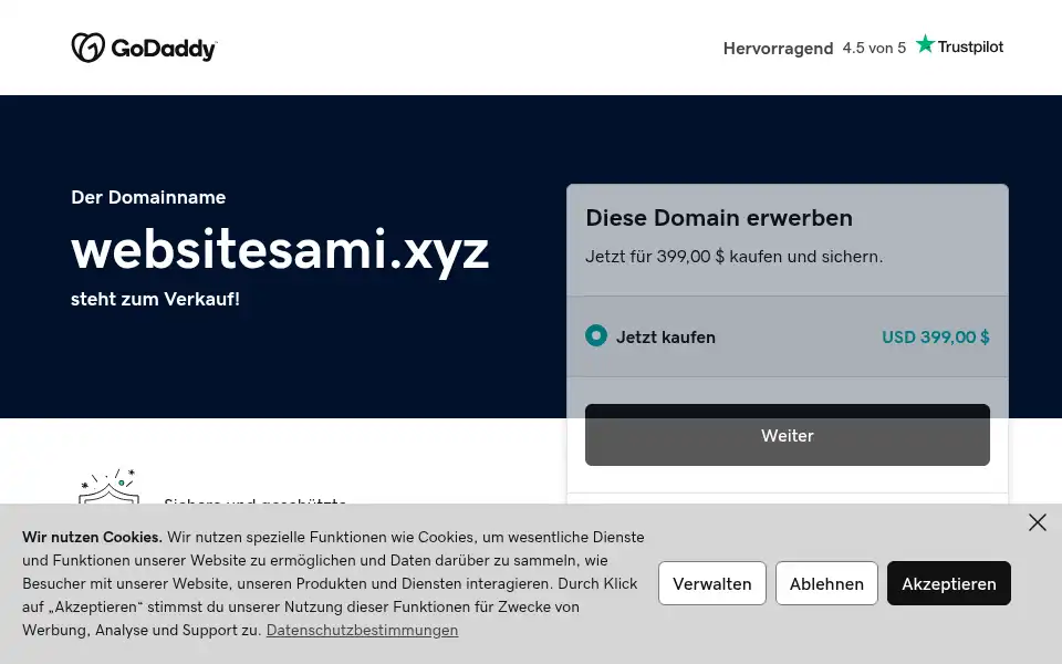 Screenshot of websitesami.xyz