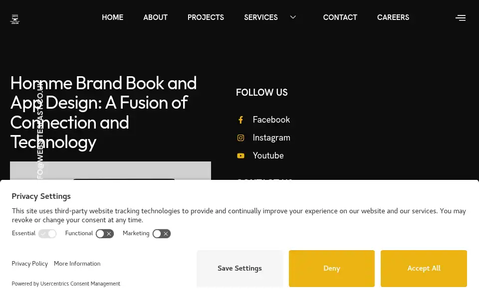 Screenshot of websitesfast.co.uk