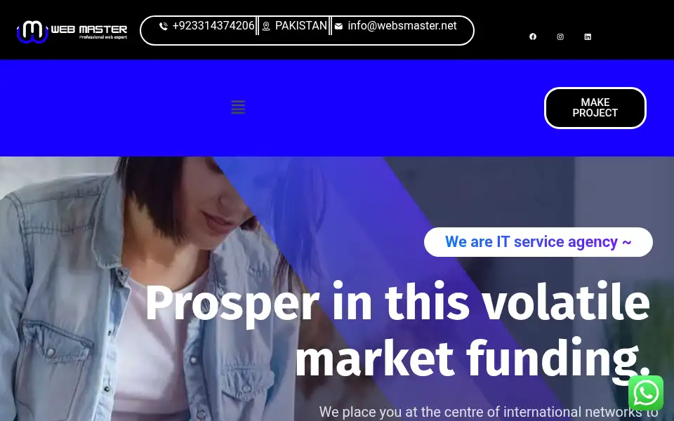 Screenshot of websmaster.net