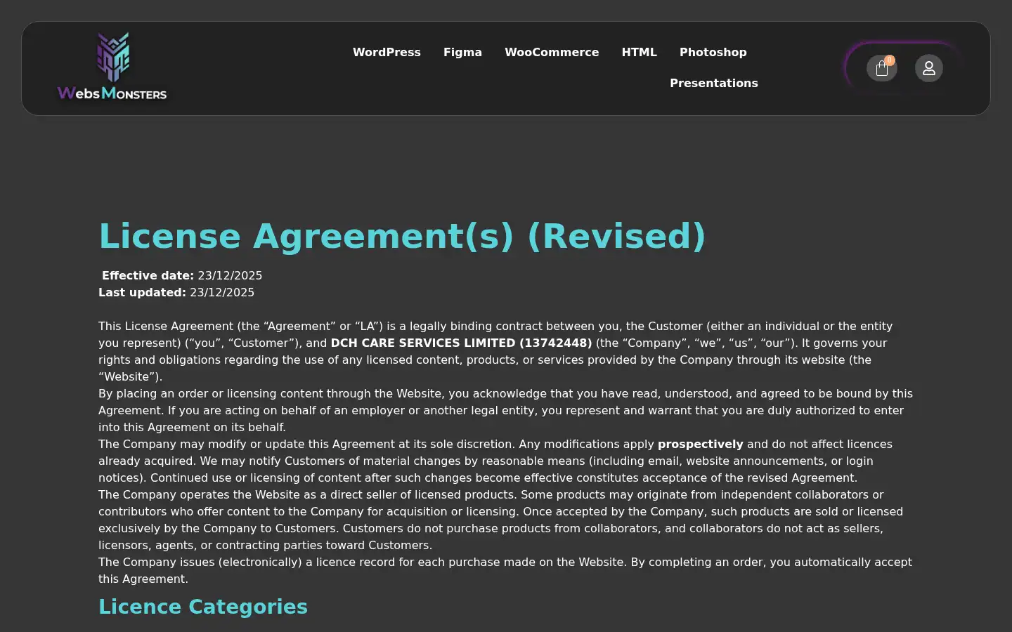 Screenshot of websmonsters.com
