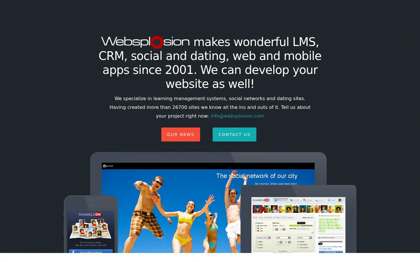 Screenshot of websplosion.com