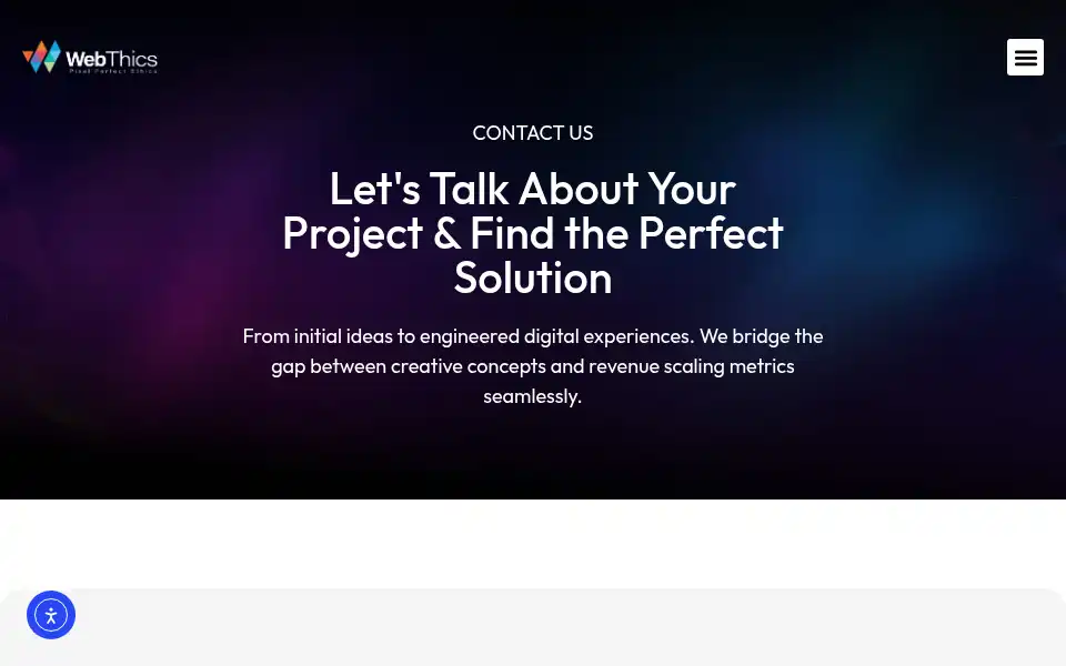 Screenshot of webthics.com