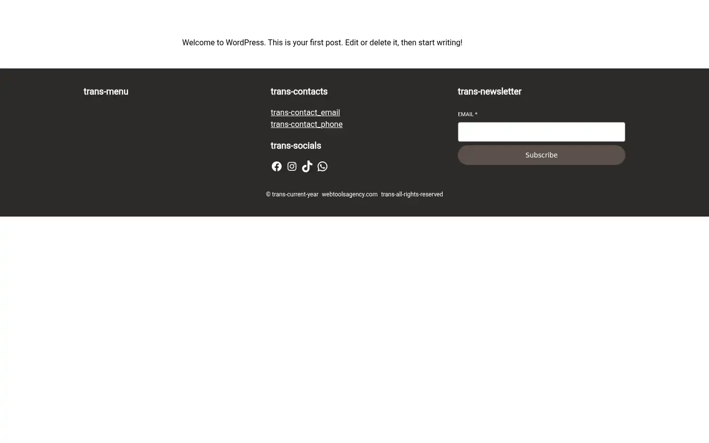 Screenshot of webtoolsagency.com