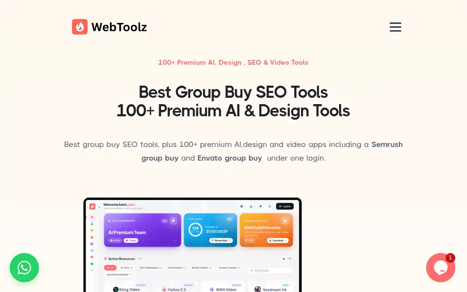 Screenshot of webtoolz.in