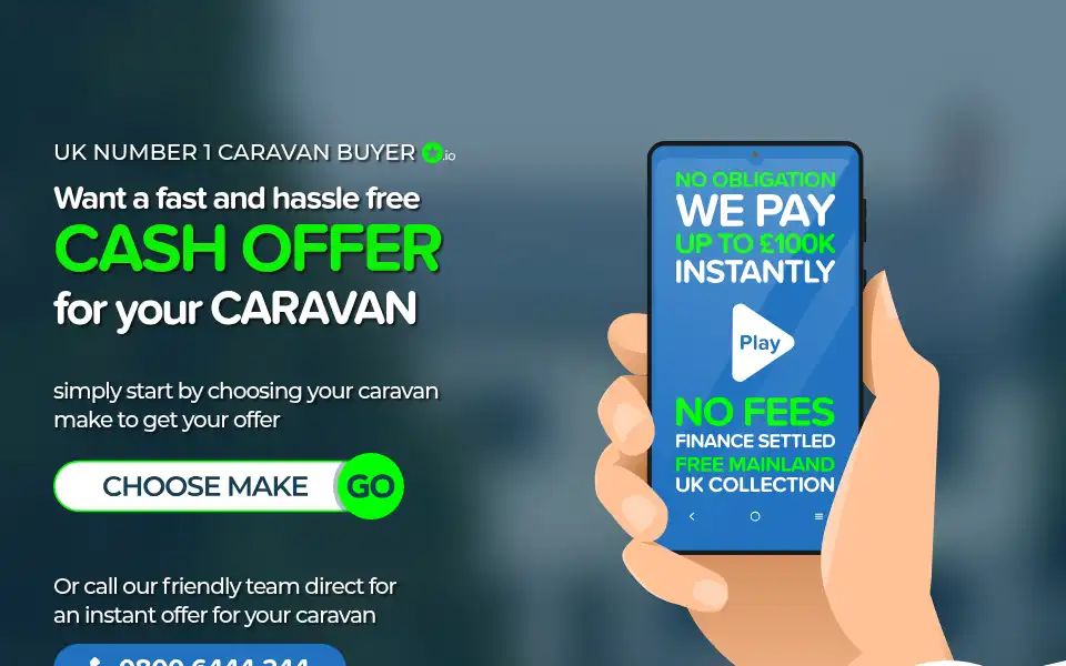 Screenshot of webuytouringcaravans.com