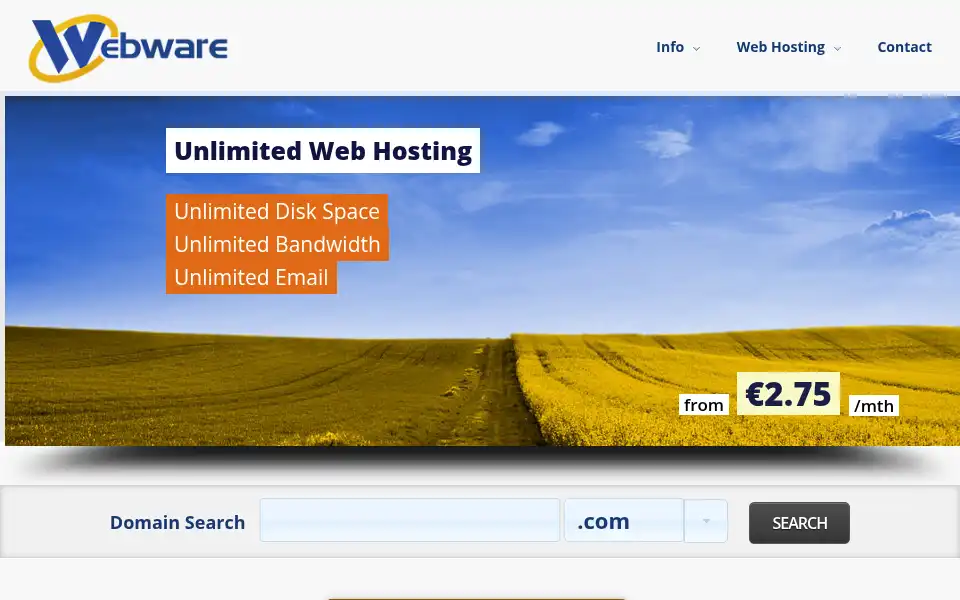Screenshot of webware.com.mt