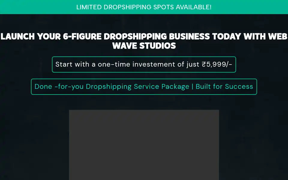 Screenshot of webwavestudios.in