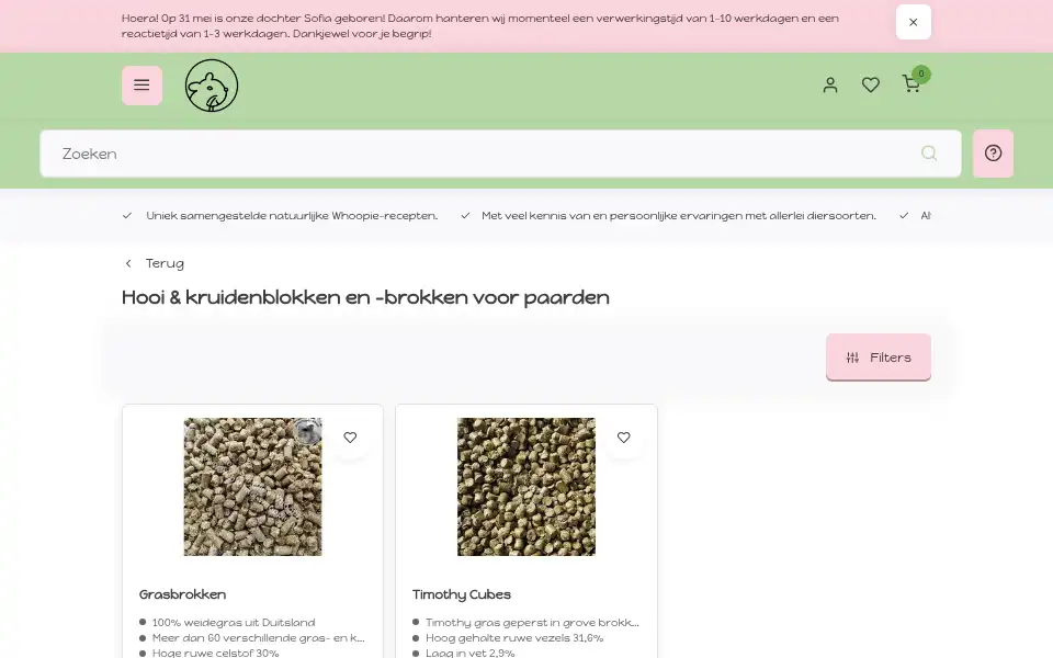 Screenshot of webwinkel-whoopie.nl