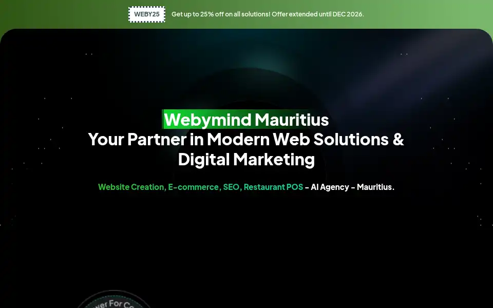 Screenshot of webymind.com
