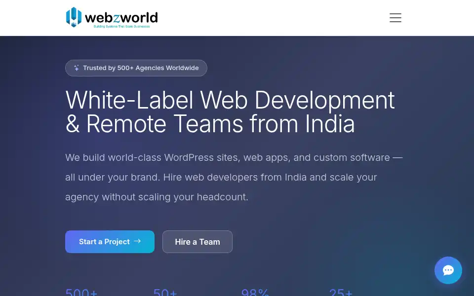 Screenshot of webzworld.com