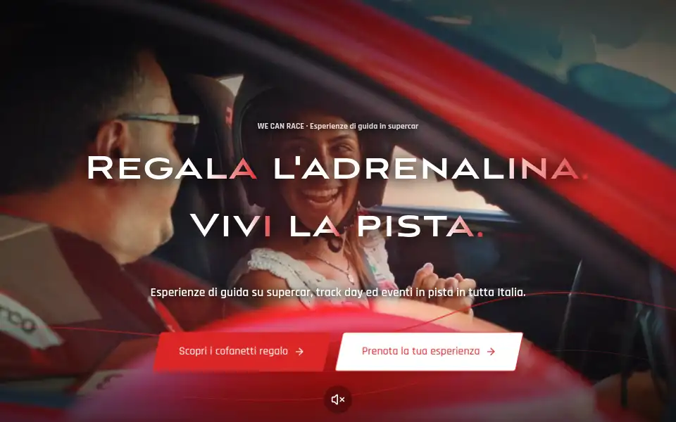 Screenshot of wecanrace.it
