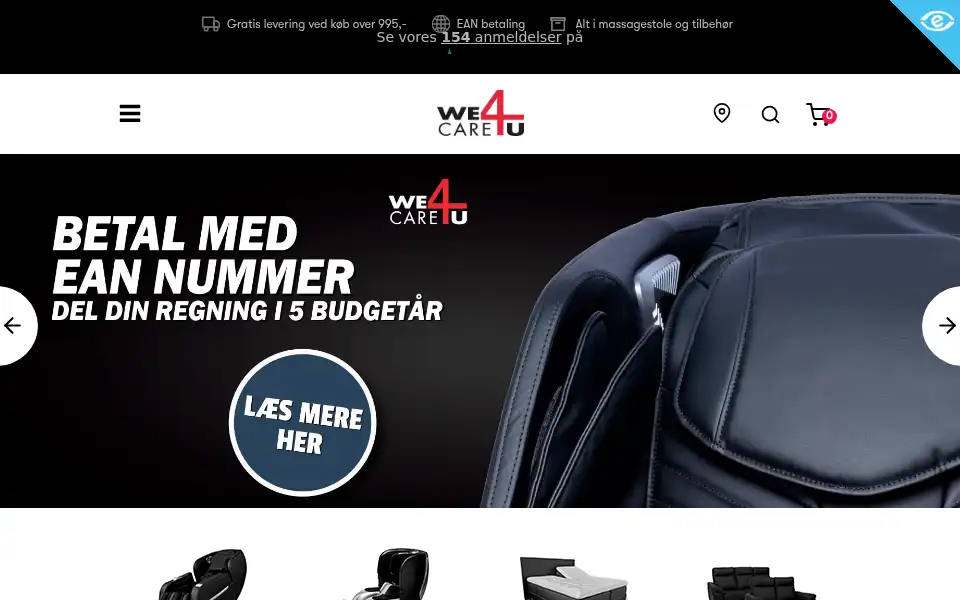Screenshot of wecare4u.com