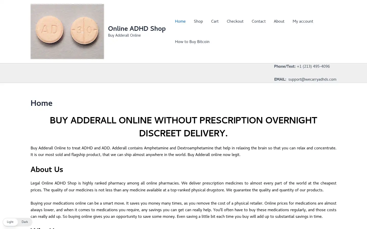 Screenshot of wecarryadhds.com