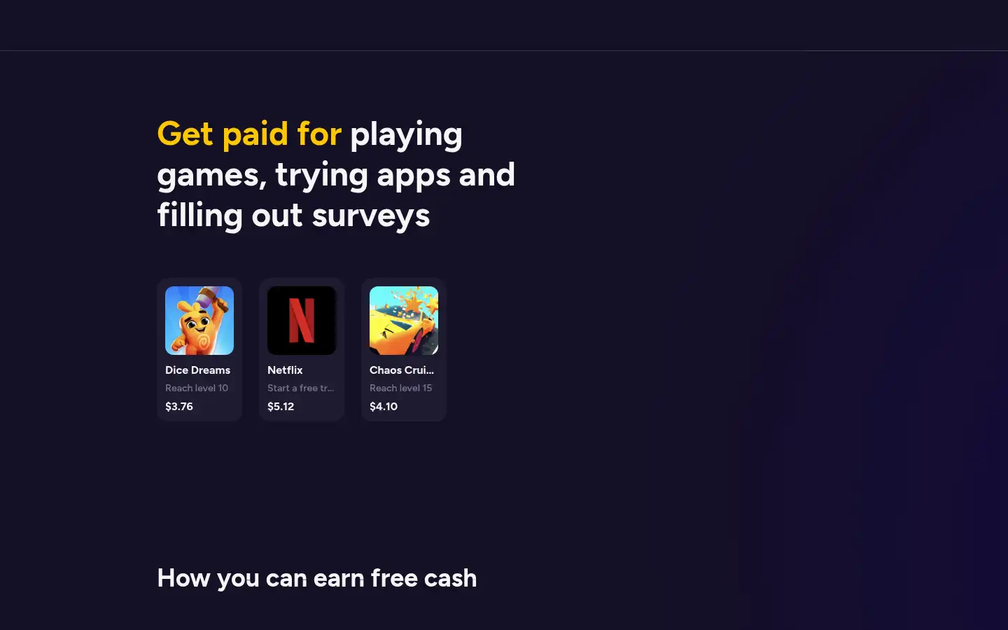 Screenshot of wecash.one