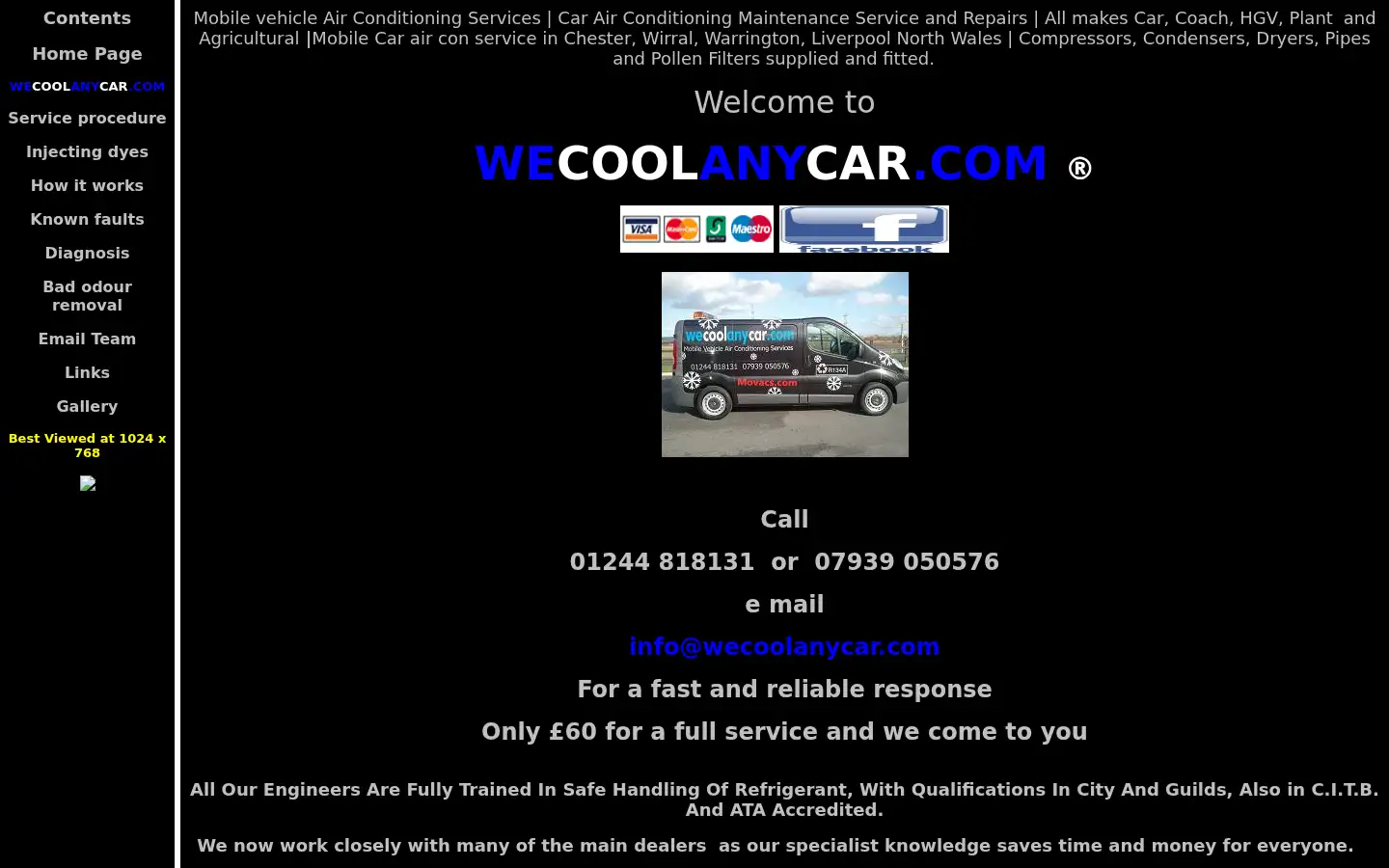 Screenshot of wecoolanycar.com