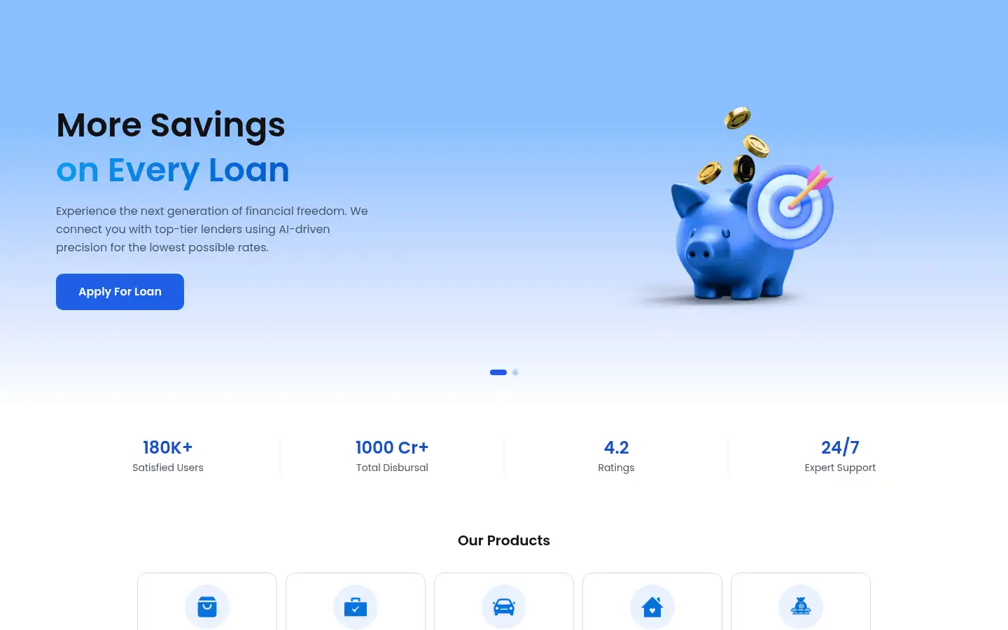 Screenshot of wecredit.co.in