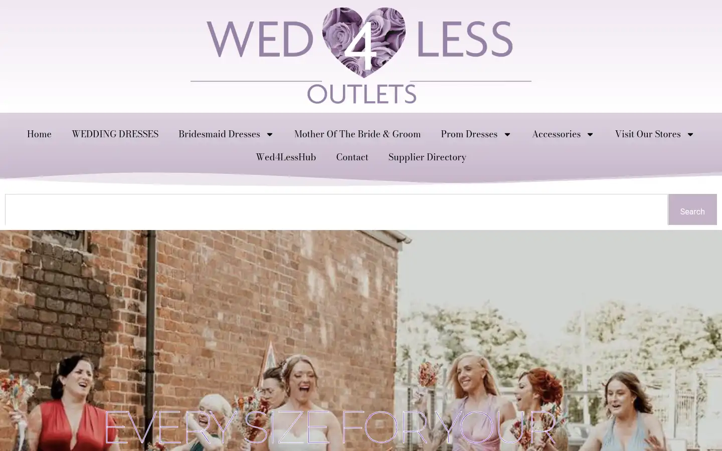 Screenshot of wed4less.co.uk