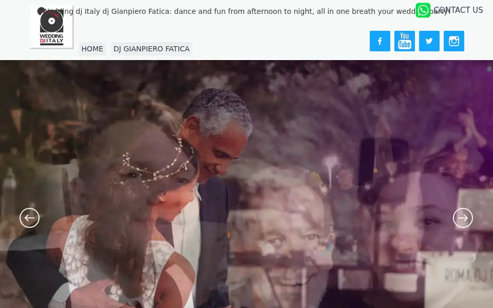 Screenshot of weddingdj.it