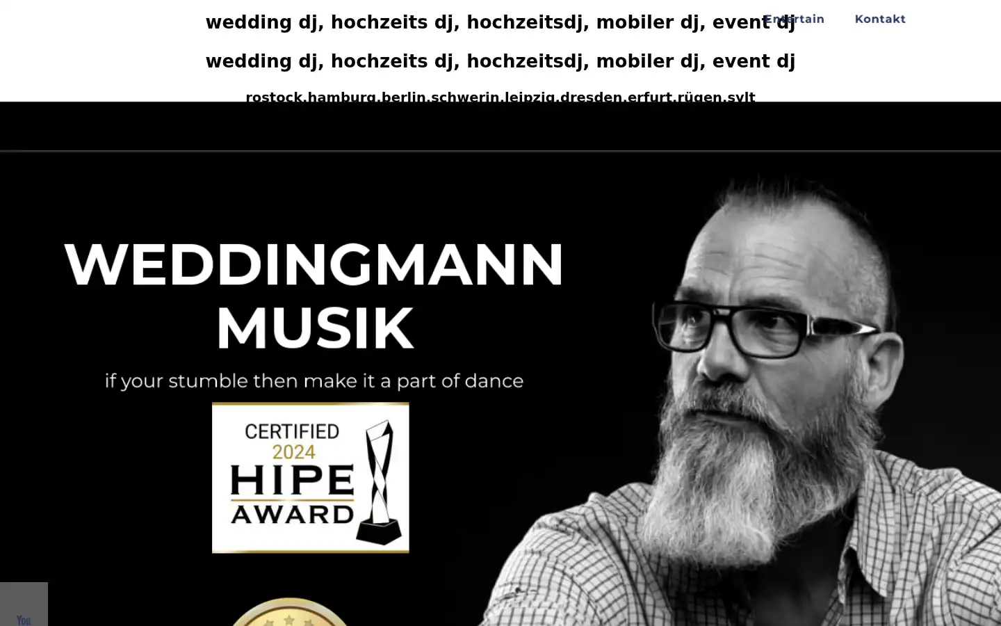Screenshot of weddingmann.de