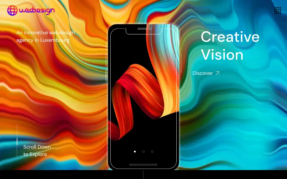Screenshot of wedesign.lu
