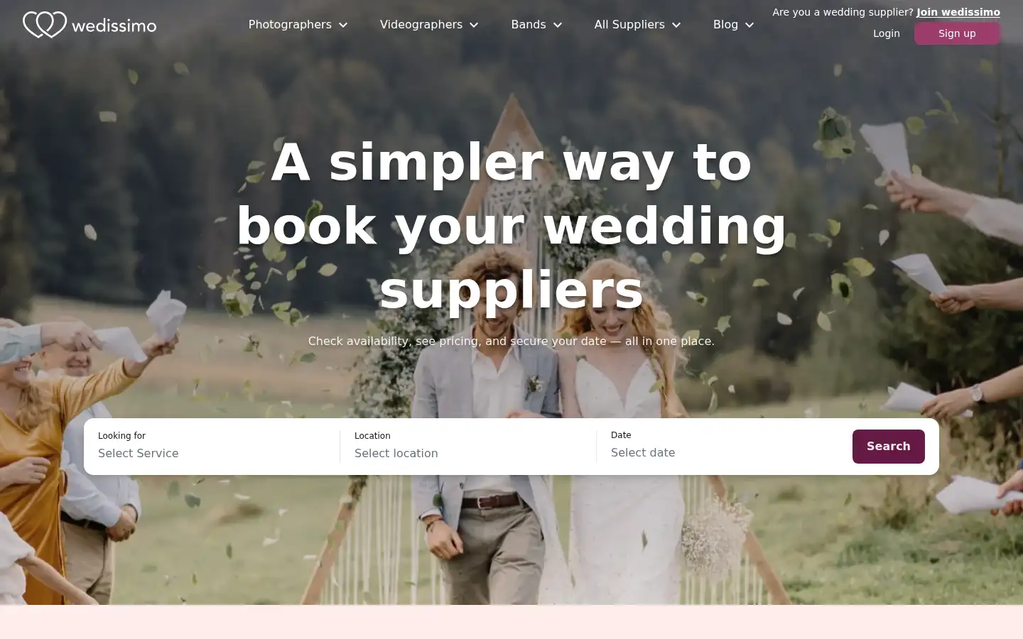 Screenshot of wedissimo.com