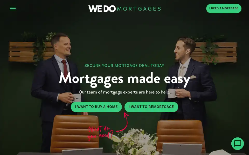 Screenshot of wedo-mortgages.com