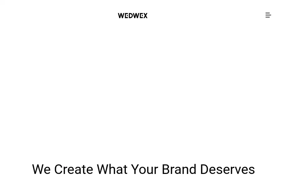 Screenshot of wedwex.com