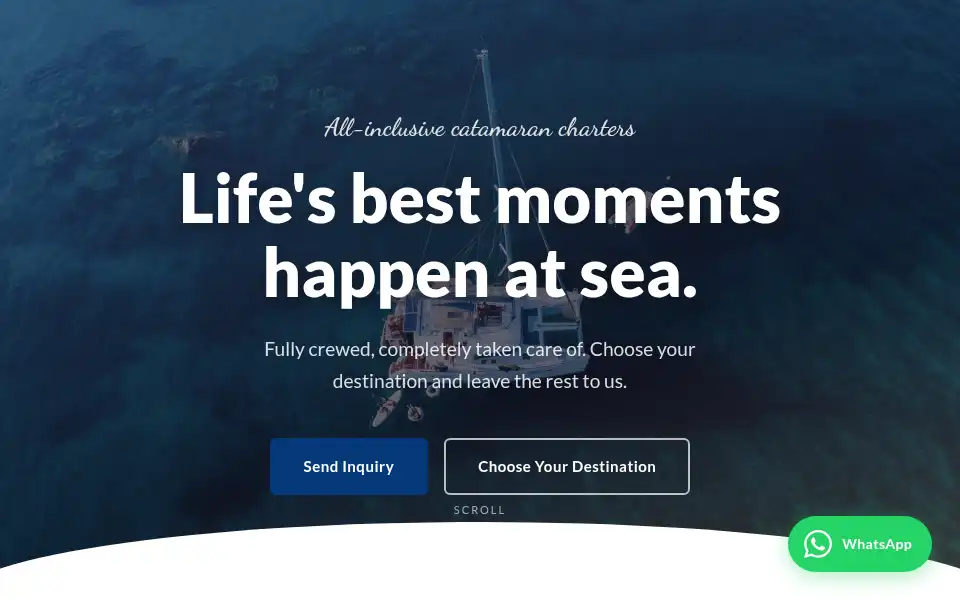 Screenshot of weeknsail.com