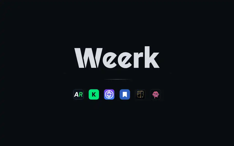 Screenshot of weerk.com
