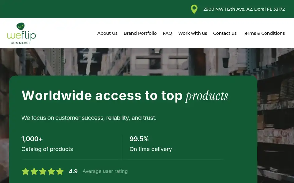 Screenshot of weflipcommerce.com