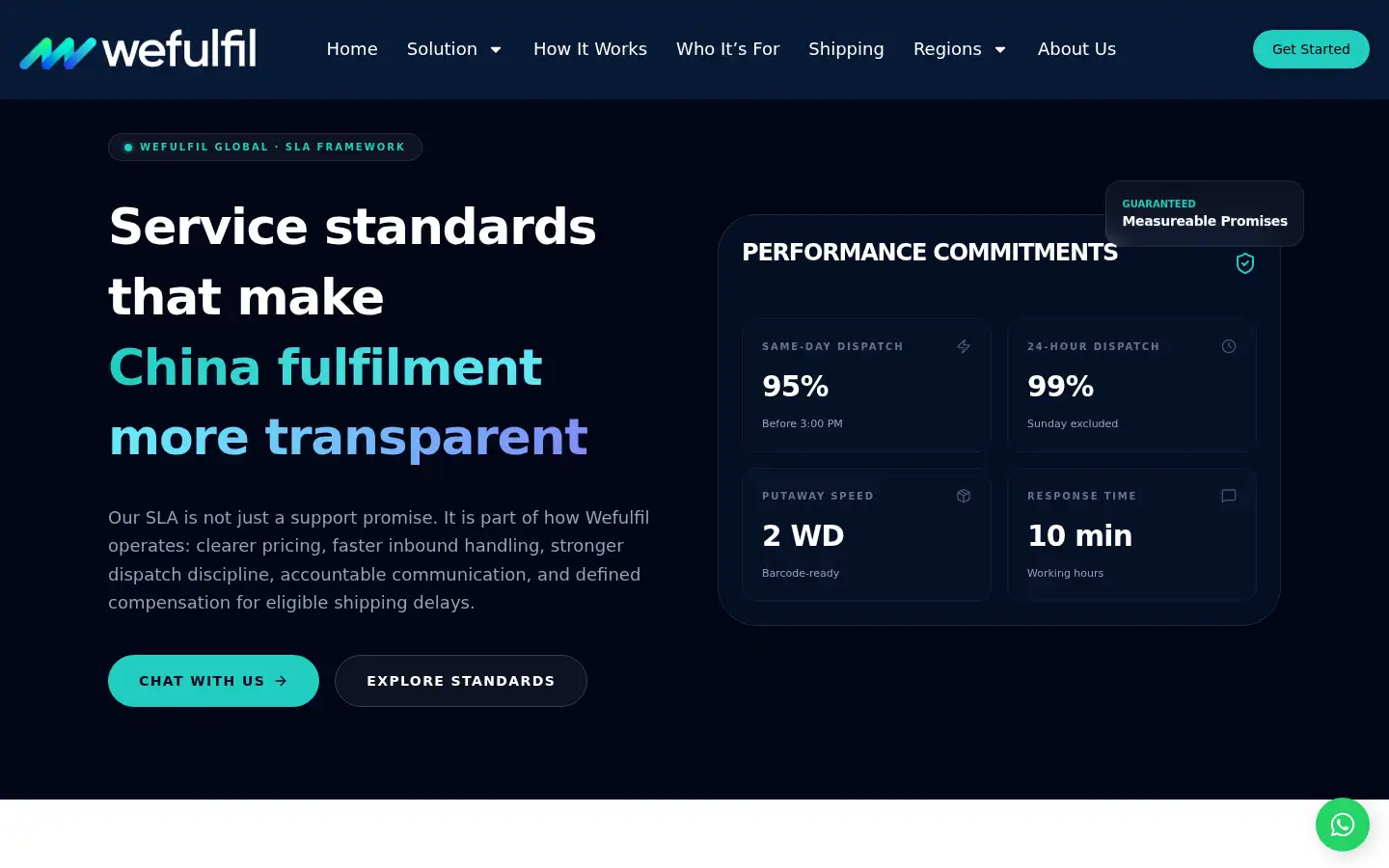 Screenshot of wefulfil.com