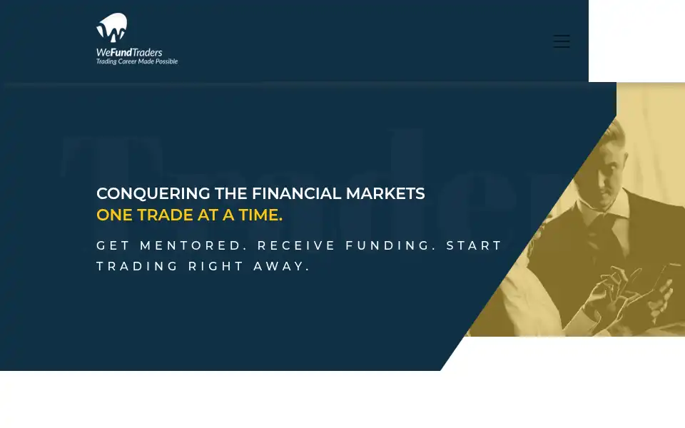 Screenshot of wefundtraders.com