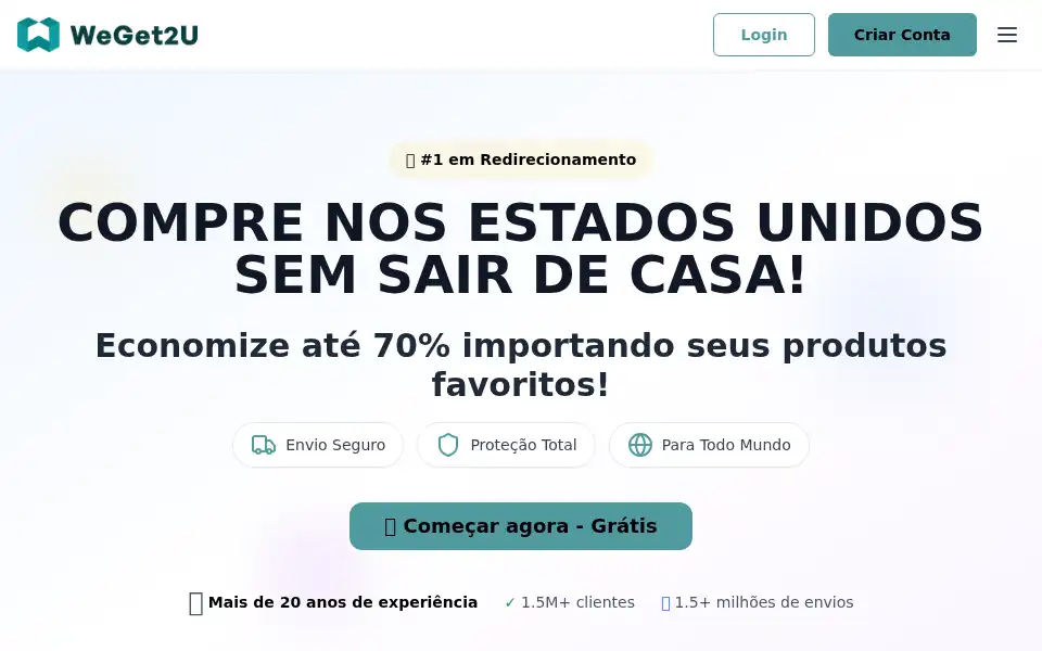 Screenshot of weget2u.com