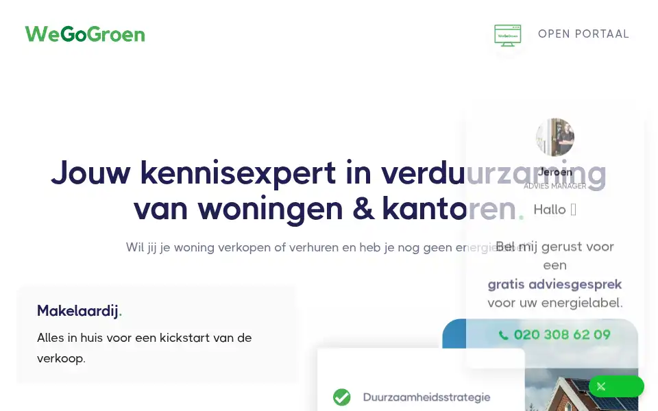 Screenshot of wegogroen.nl