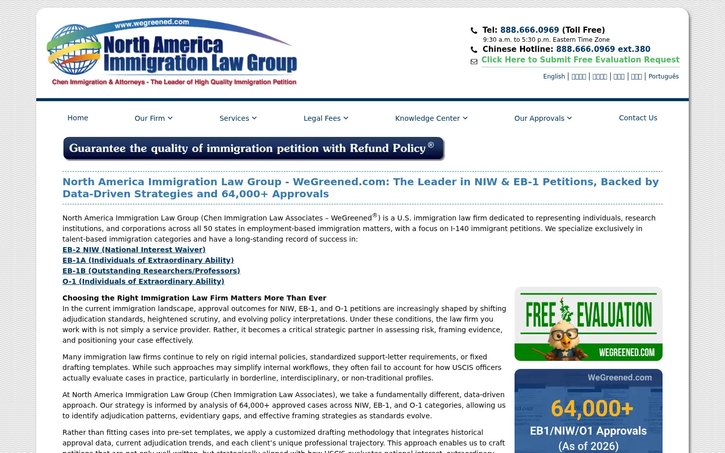 Screenshot of wegreened.com