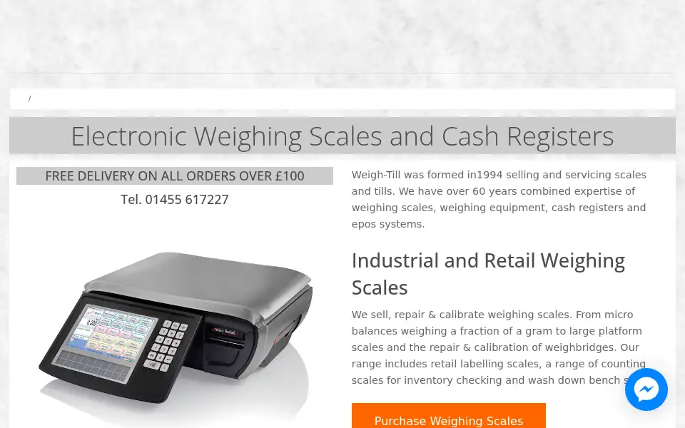 Screenshot of weigh-till.co.uk