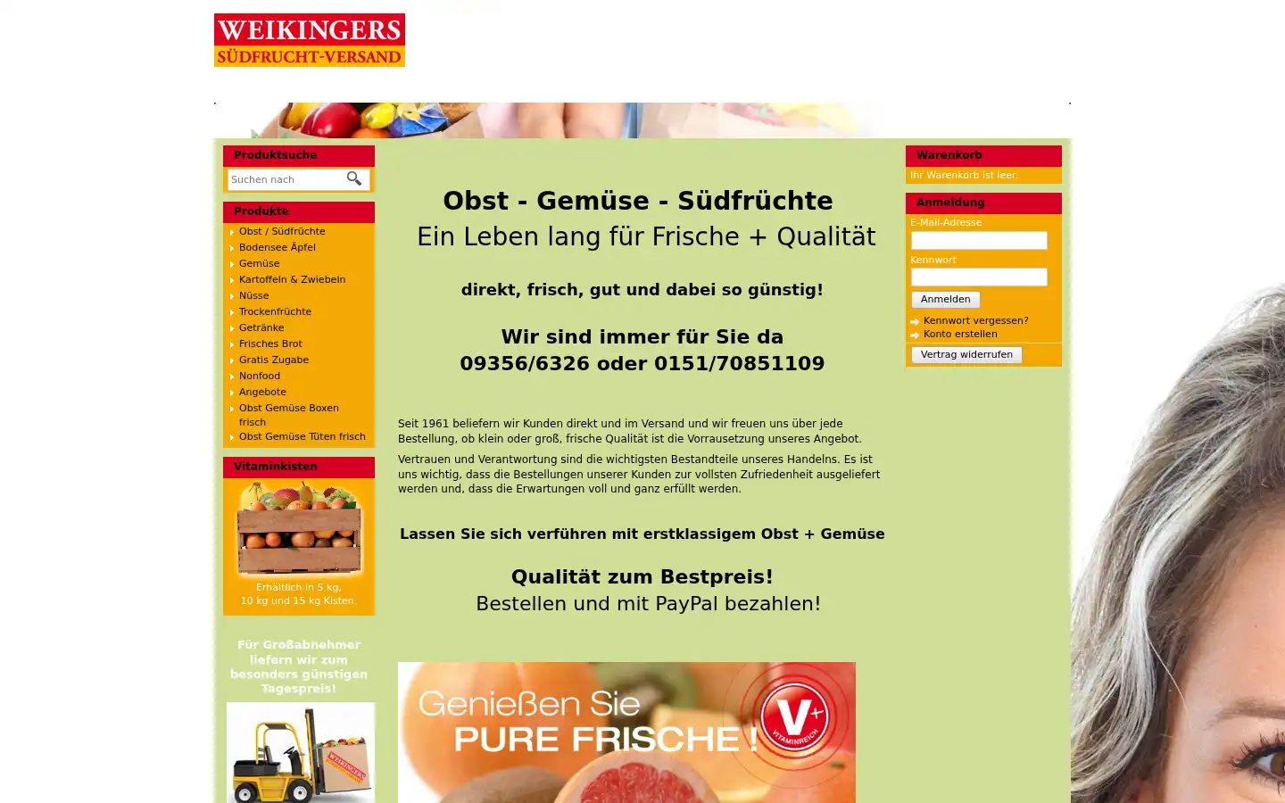 Screenshot of weikingers.de