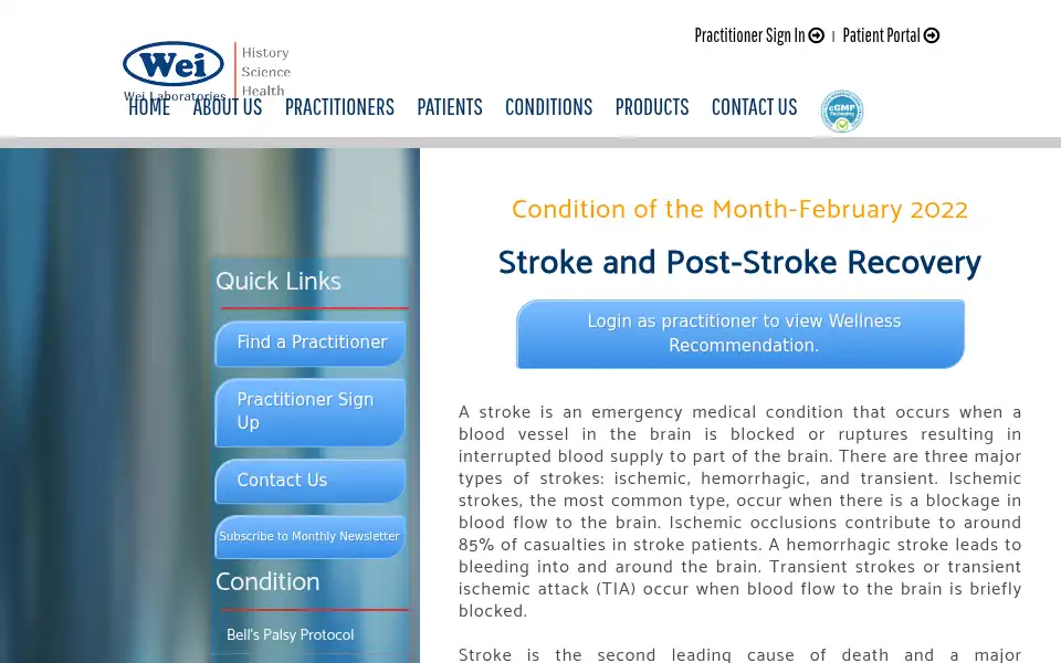 Screenshot of weilab.com