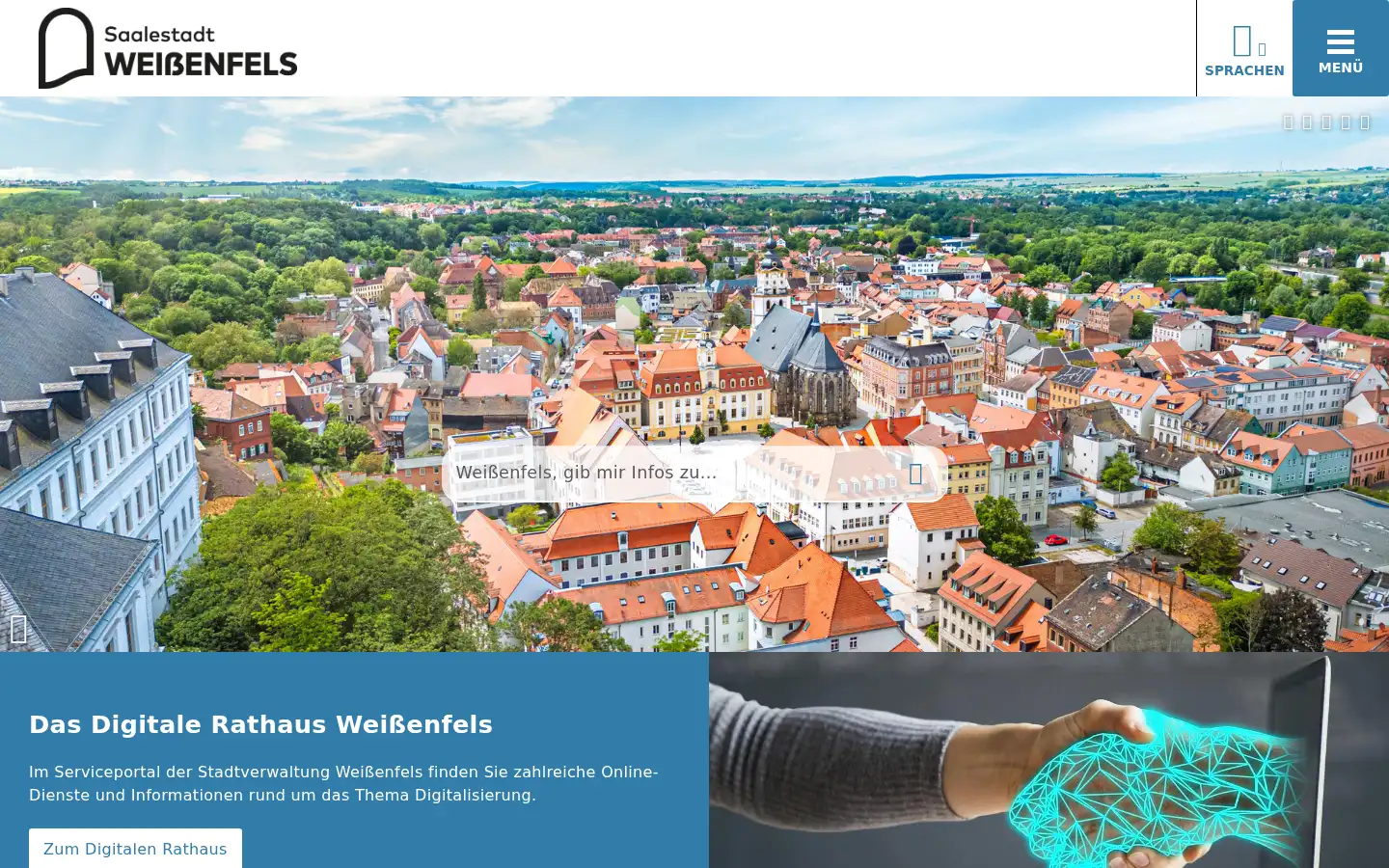 Screenshot of weissenfels.de