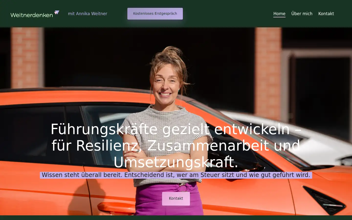 Screenshot of weitnerdenken.de