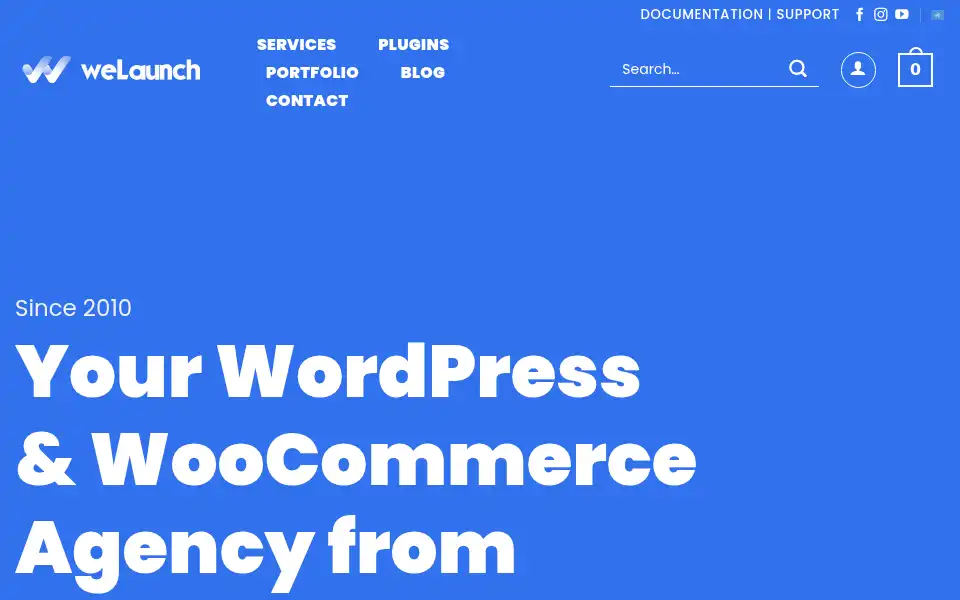 Screenshot of welaunch.io