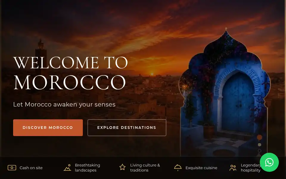 Screenshot of welcome-morocco.com