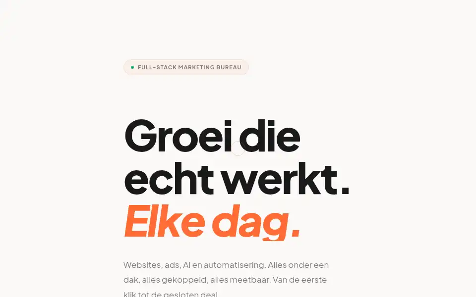 Screenshot of welday.nl